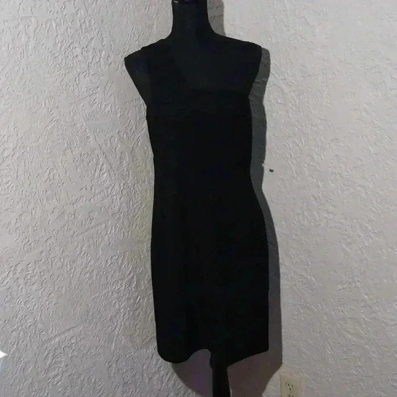 NICOLE MILLER Crepe One Shoulder Mini Dress - Picture 1 of 8
